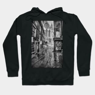 York Minster And Shops Black And White Hoodie